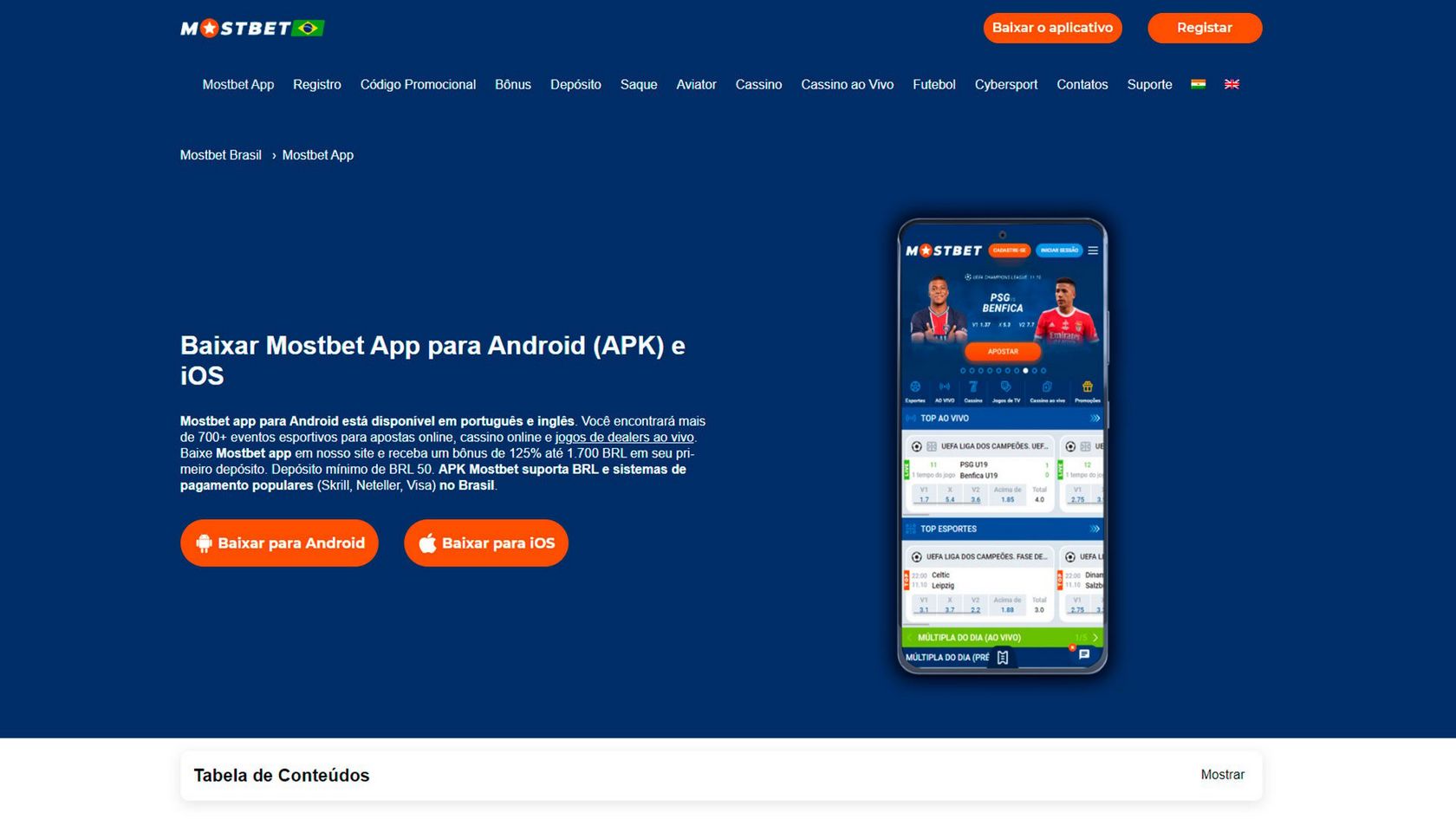 Mostbet Application Download